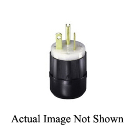 LEVITON Electrical Plugs 5-20P Power Ind Plug Black 5366-PLB